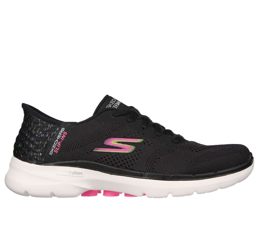 Femme SKECHERS Chaussures A Enfiler | Slip-Ins: Go Walk 6 - Vivid Idea