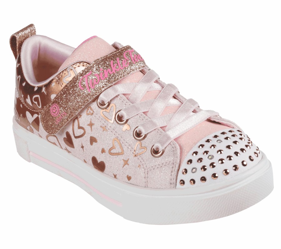 Enfant SKECHERS Chaussures A Lacets | Twinkle Toes: Twinkle Sparks - Heather Charm