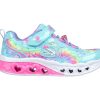 Enfant SKECHERS Chaussures Decontractees | Flutter Heart Lights - Groovy Swirl