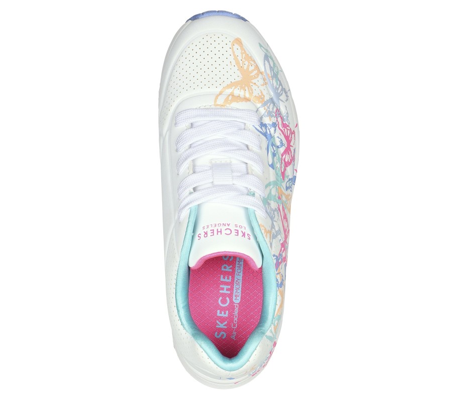 Enfant SKECHERS Chaussures A Lacets | Uno Gen1 - Butterfly Zooms