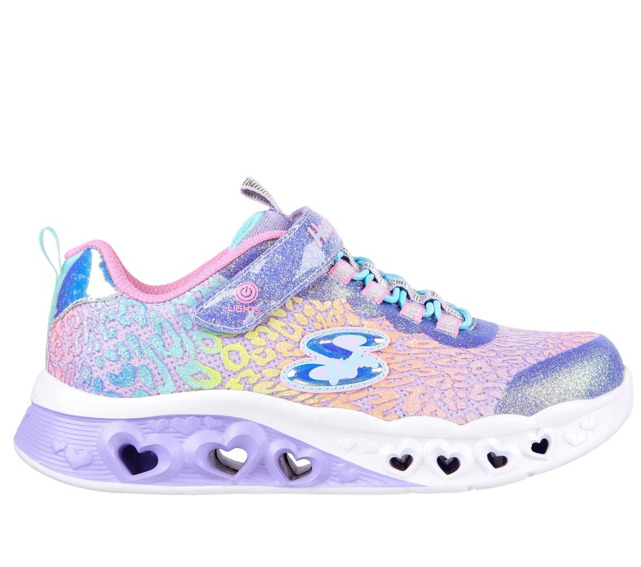 Enfant SKECHERS Chaussures A Enfiler | Flutter Heart Lights - Loves Wild