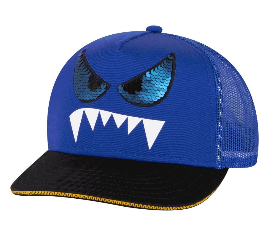 Enfant SKECHERS Chapeaux | Skechers Monster Eyes Trucker Hat