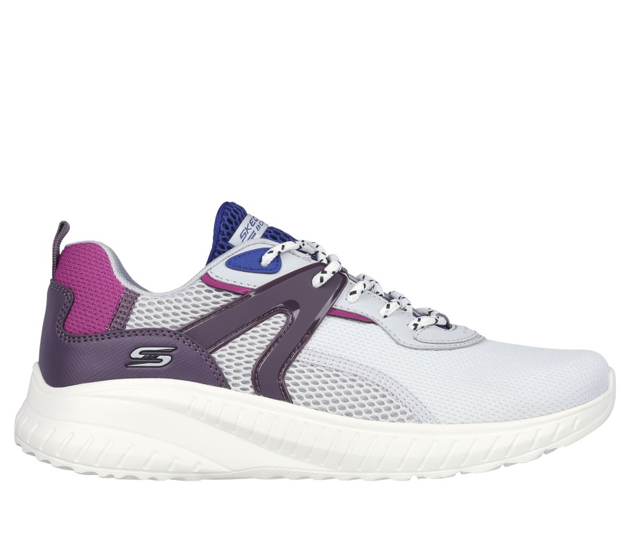 Femme SKECHERS Chaussures A Lacets | Bobs Squad Chaos - Brilliant Synergy