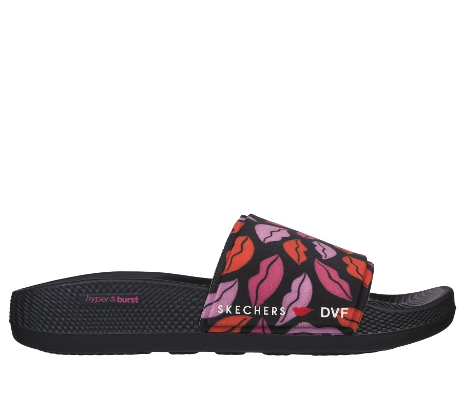 Femme SKECHERS Sandales | Dvf: Hyper Slide - Sky Gloss