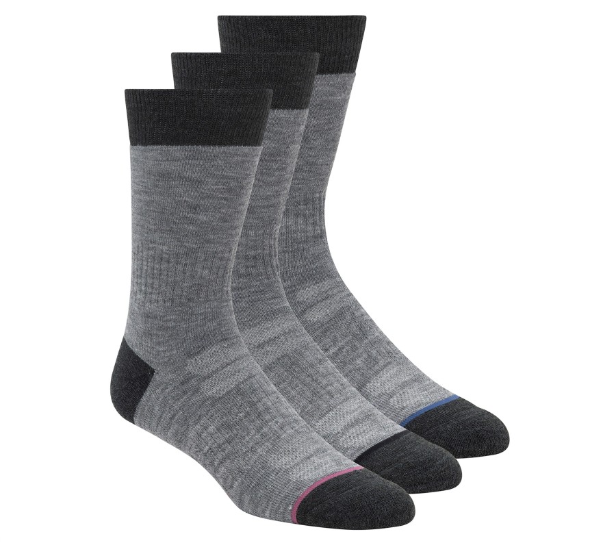 Vetements Et Accessoires SKECHERS Accessoires | Wool Blend Work Crew Socks - 3 Pack