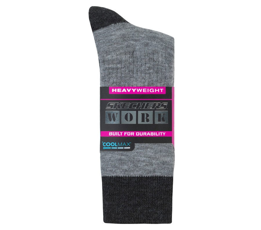 Vetements Et Accessoires SKECHERS Accessoires | Wool Blend Work Crew Socks - 3 Pack