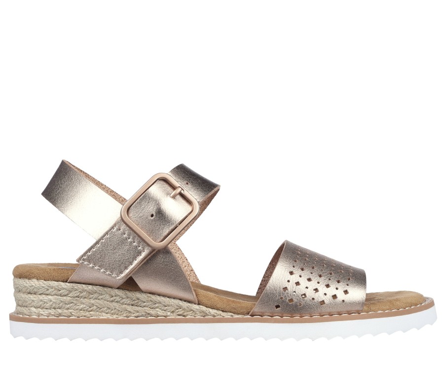 Femme SKECHERS Sandales | Bobs Desert Kiss - Goldie Glam