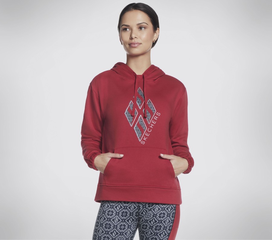 Femme SKECHERS Hauts | Diamond Legacy Pullover Hoodie