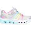 Enfant SKECHERS Chaussures Decontractees | Flutter Heart Lights - Rainbow Bestie