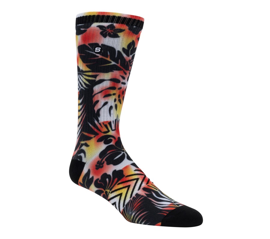 Vetements Et Accessoires SKECHERS Accessoires | Aloha Tie-Dye Crew Socks - 1 Pair