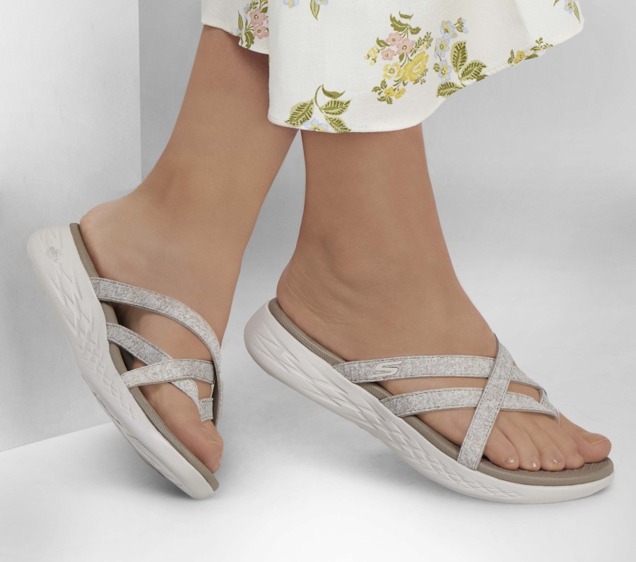 Femme SKECHERS Sandales | Skechers On The Go 600 - Dainty