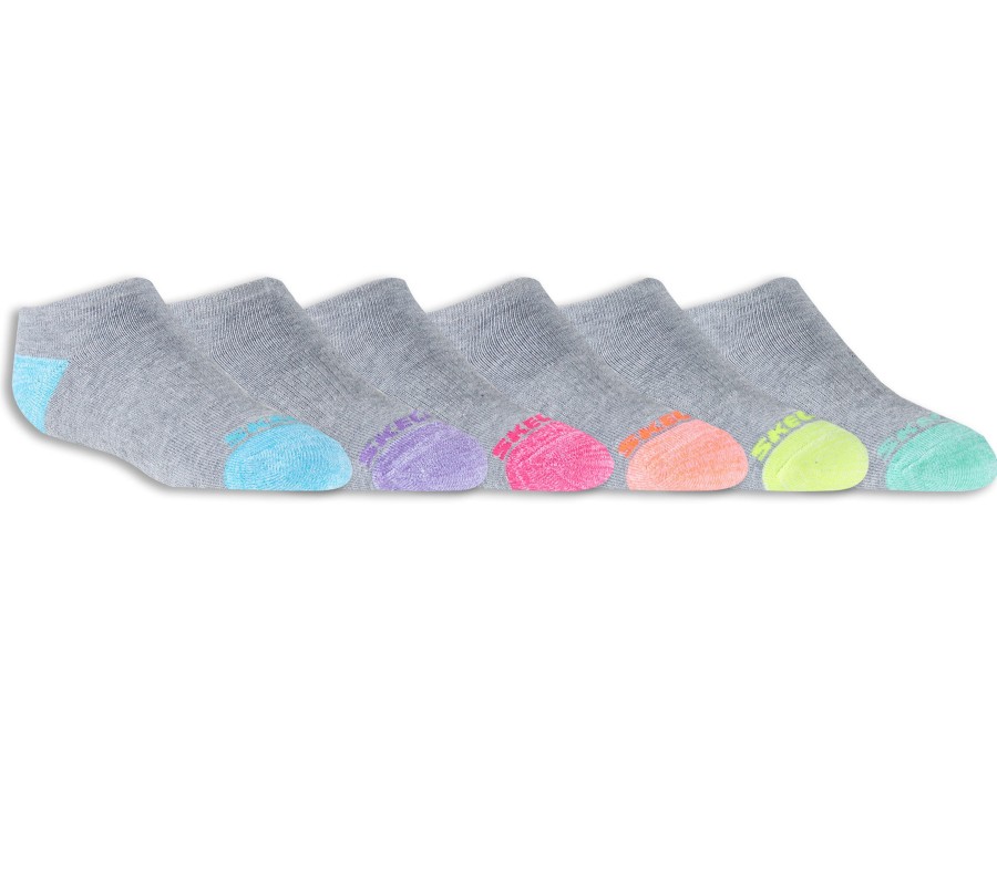 Femme SKECHERS Chaussettes | 6 Pack Low Cut Walking Socks