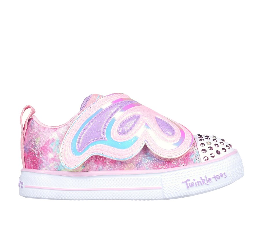 Enfant SKECHERS Chaussures A Enfiler | Twinkle Toes: Shuffle Lite - Butterfly Swirl