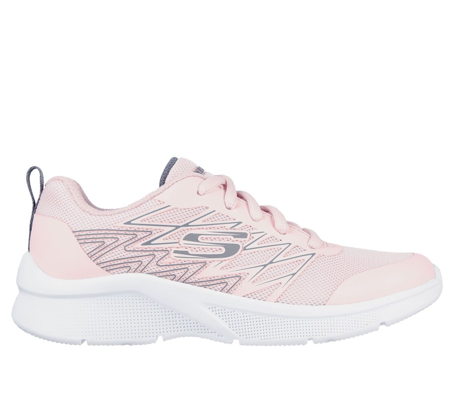 Enfant SKECHERS Chaussures A Lacets | Microspec - Bright Runner