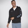 Homme SKECHERS Hauts | Skech-Sweats Overland Full Zip Hoodie