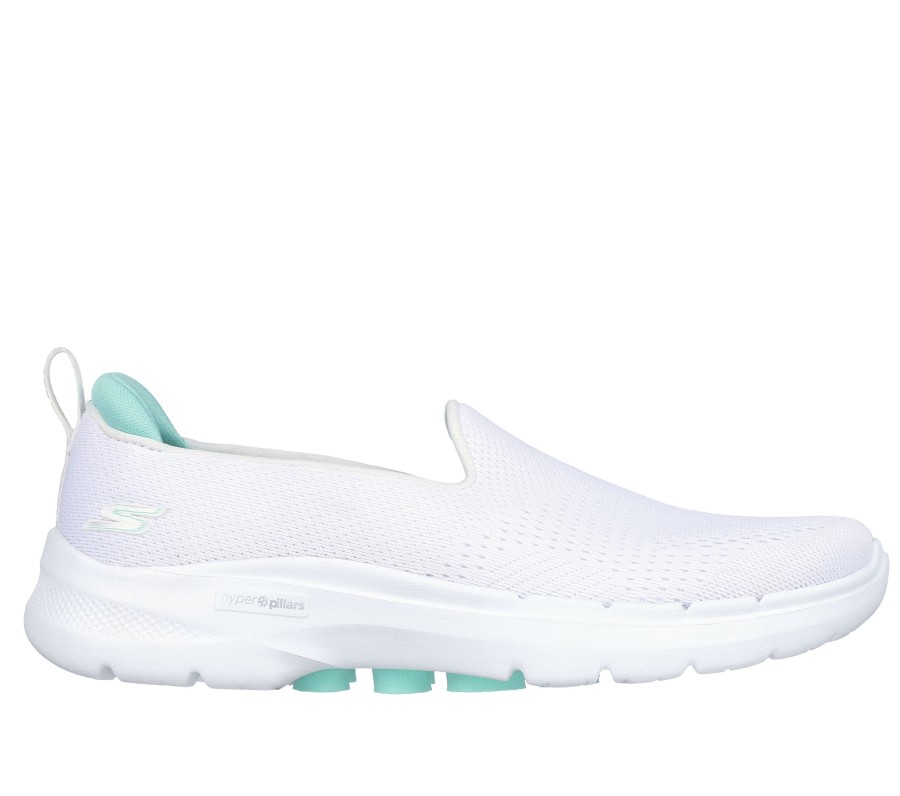 Femme SKECHERS Chaussures A Enfiler | Go Walk 6 - Ocean Splash