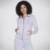 Femme SKECHERS Hauts | The Hoodless Hoodie Diamond Jacket