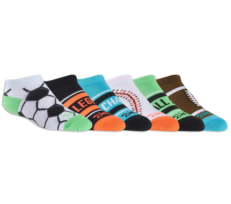 Femme SKECHERS Chaussettes | 6 Pack Low Cut Champ Socks