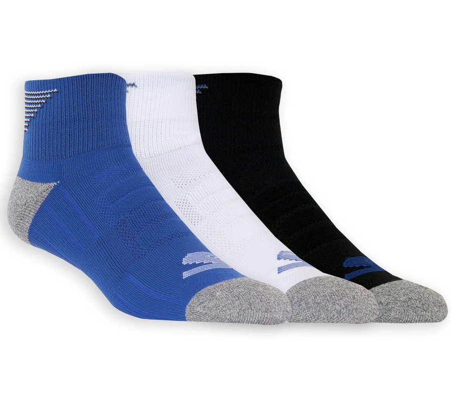 Femme SKECHERS Chaussettes | 3 Pack Quarter Crew Athletic Socks