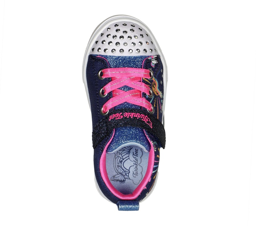 Enfant SKECHERS Chaussures A Lacets | Twinkle Sparks - Unicorn Sunshine