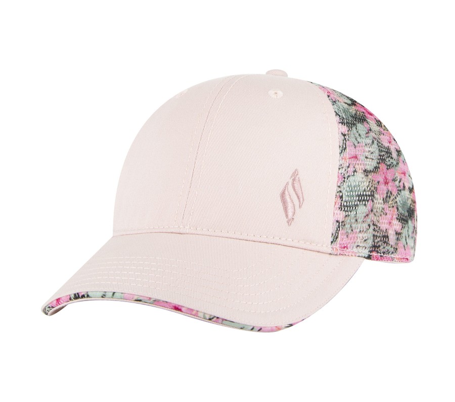 Vetements Et Accessoires SKECHERS Accessoires | Flower Print Diamond Logo Trucker Hat