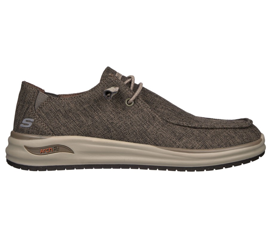 Homme SKECHERS Chaussures Bateau | Relaxed Fit: Arch Fit Melo - Tandro