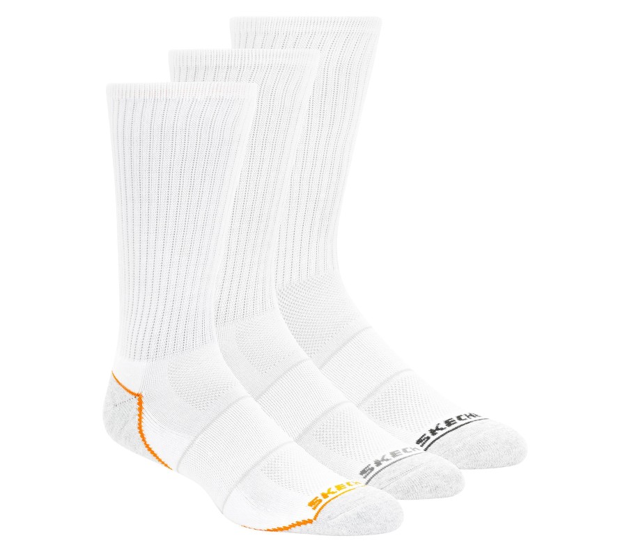 Vetements Et Accessoires SKECHERS Accessoires | 3 Pack Work Crew Socks