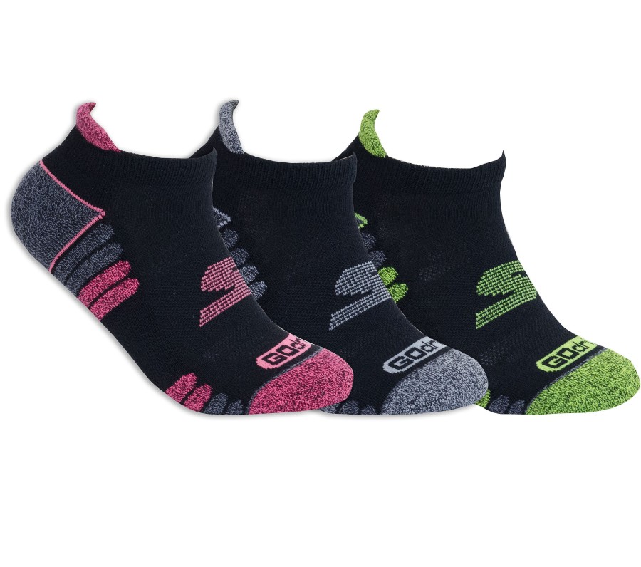 Vetements Et Accessoires SKECHERS Accessoires | 3 Pack Godri Heathered Performance Socks