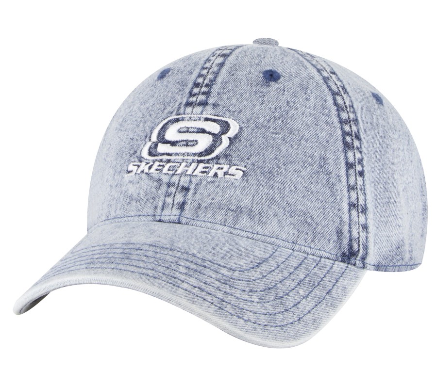 Vetements Et Accessoires SKECHERS Accessoires | Denim Embroidered Hat