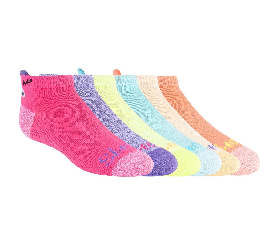 Enfant SKECHERS Chapeaux | 3D Ears Critter Socks - 6 Pack