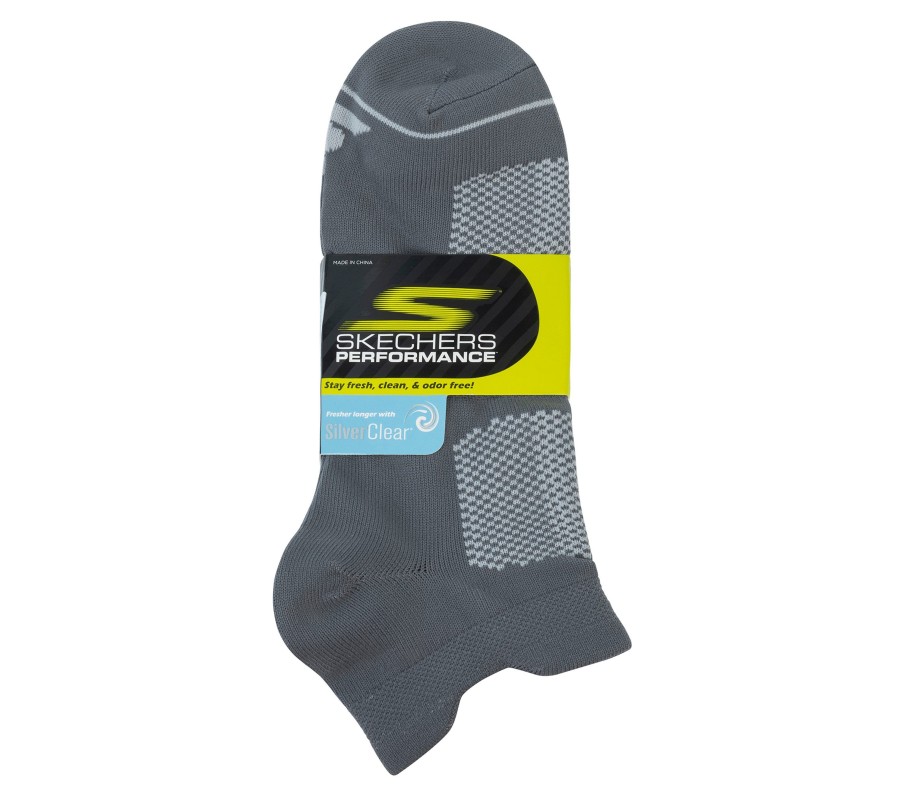 Vetements Et Accessoires SKECHERS Accessoires | Low Cut Mesh Top Performance Socks - 3 Pack