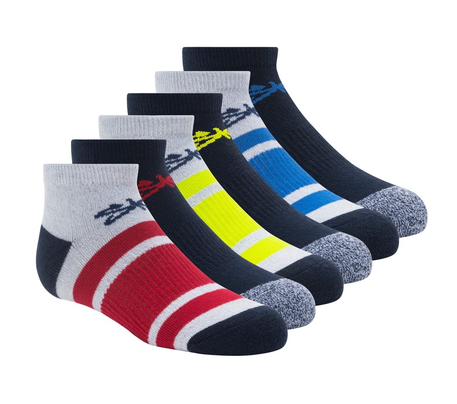 Enfant SKECHERS Chapeaux | Low Cut Super Soft Socks - 6 Pack