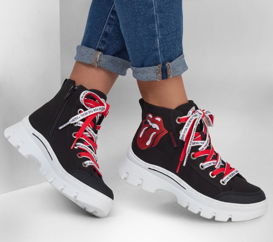 Femme SKECHERS Chaussures A Lacets | Rolling Stones: Roadies Surge