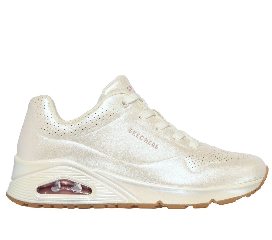 Femme SKECHERS Chaussures A Lacets | Uno - Pearl Queen