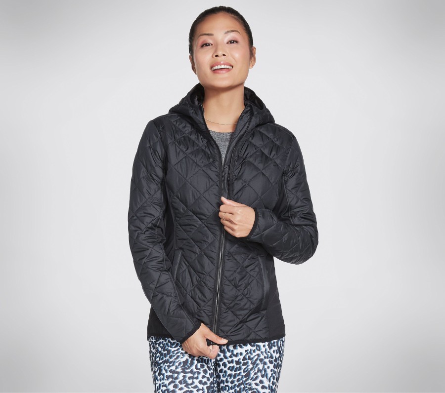 Femme SKECHERS Hauts | Skechers Gowalk Wear Everyday Puffer Jacket