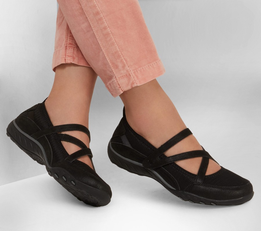 Femme SKECHERS Chaussures A Enfiler | Relaxed Fit: Breathe-Easy - Cross Talk