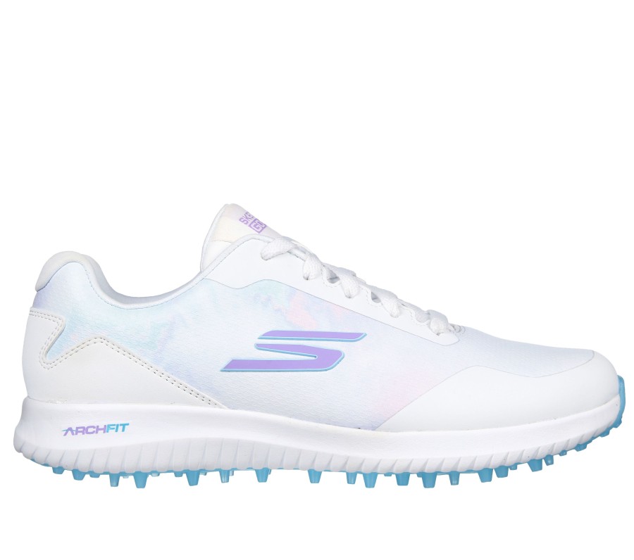 Femme SKECHERS Chaussures A Lacets | Arch Fit Go Golf Max 2 - Splash