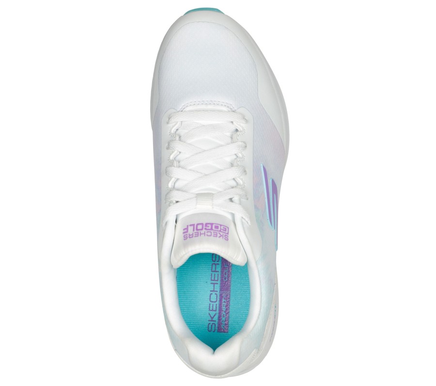 Femme SKECHERS Chaussures A Lacets | Arch Fit Go Golf Max 2 - Splash