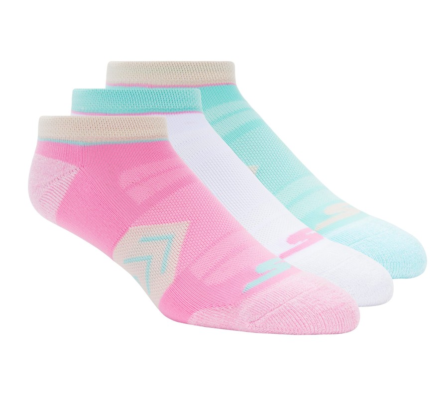 Femme SKECHERS Chaussettes | Marled Cushion Liner Socks - 3 Pack