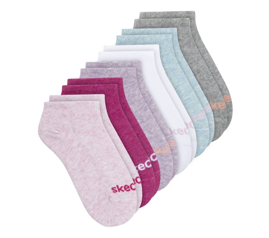 Femme SKECHERS Chaussettes | 6 Pack No Show Cotton Socks