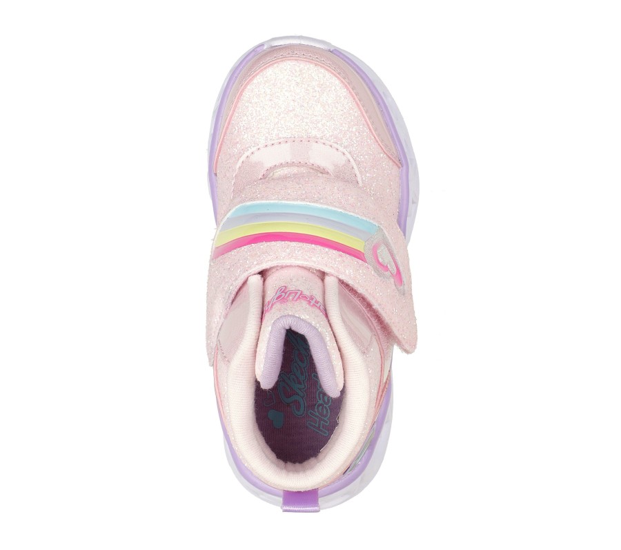 Enfant SKECHERS Lumineuses | S-Lights: Heart Lights - Brilliant Rainbow