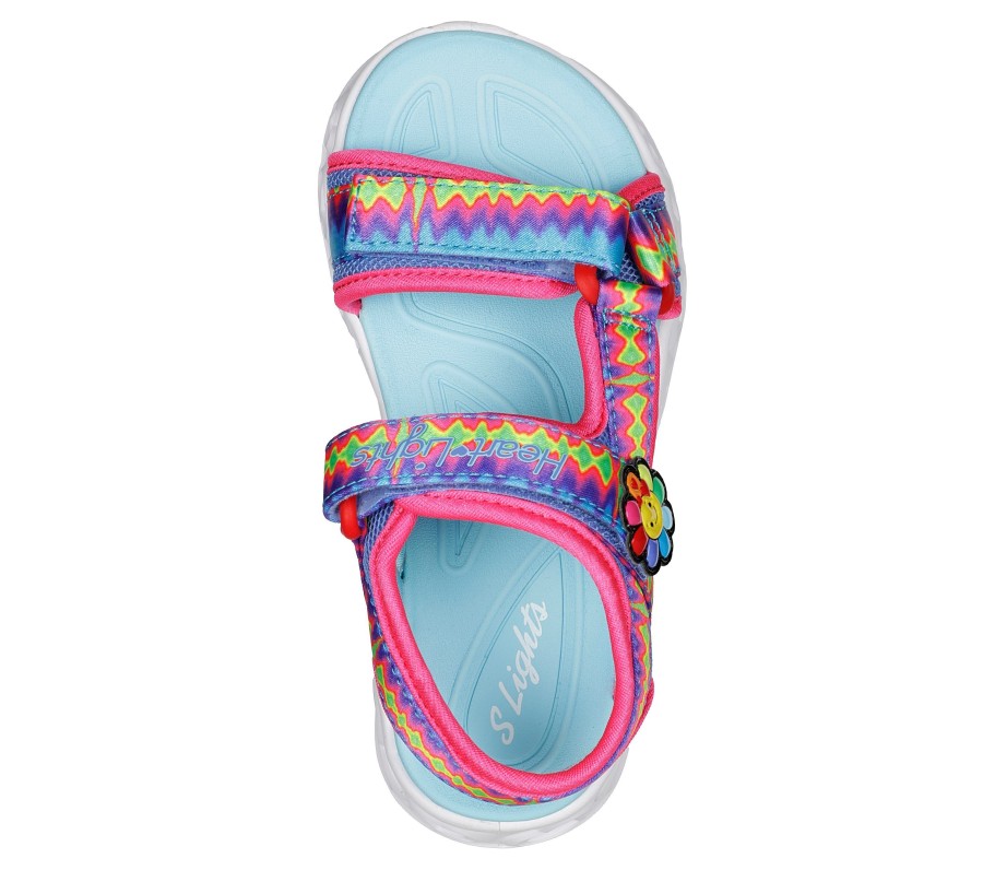 Enfant SKECHERS Lumineuses | Heart Lights Sandal - Miss Vibrant