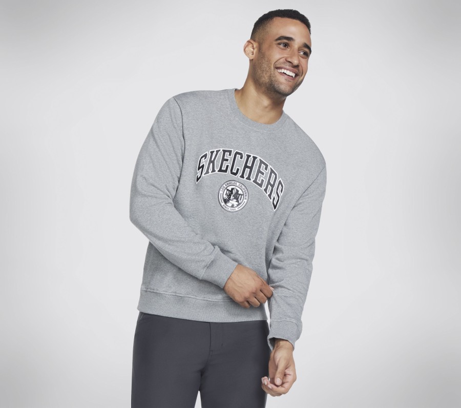 Homme SKECHERS Hauts | Skech-Sweats Delta Crew