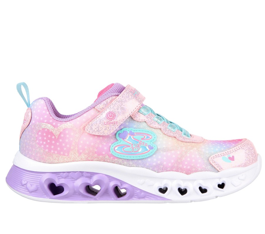 Enfant SKECHERS Chaussures A Enfiler | Flutter Heart Lights - Simply Love