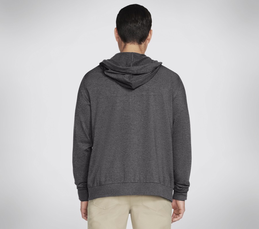 Homme SKECHERS Hauts | Skech-Knits Ultra Go Full Zip Hoodie