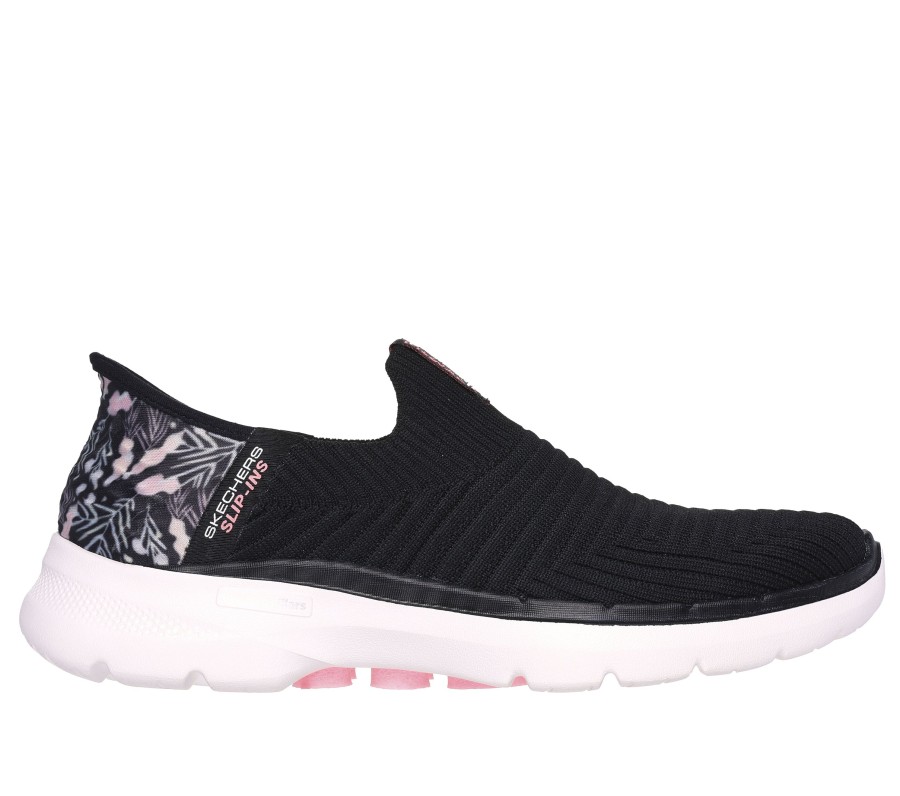 Femme SKECHERS Chaussures A Enfiler | Skechers Slip-Ins: Go Walk 6 - Tropical Bay