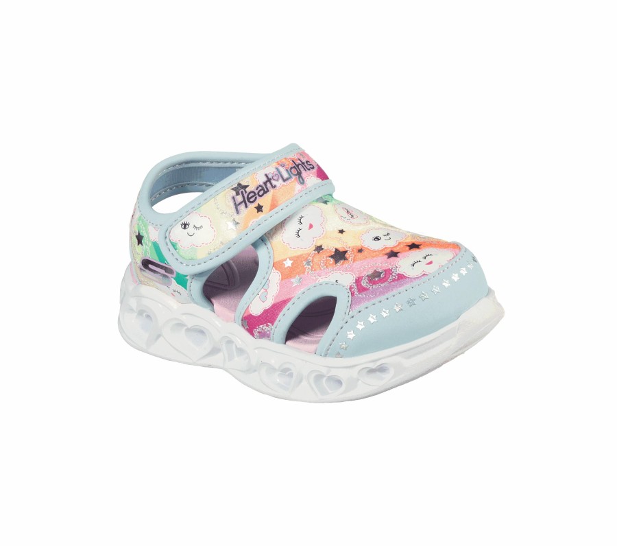 Enfant SKECHERS Sandales | Heart Lights Sandal - Cutie Clouds