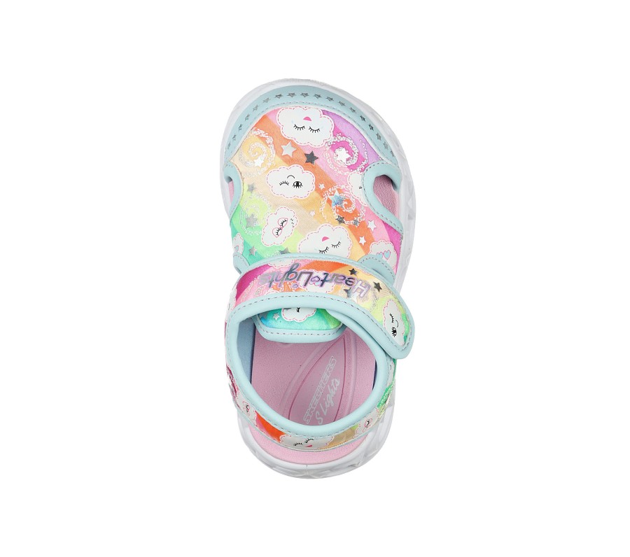 Enfant SKECHERS Sandales | Heart Lights Sandal - Cutie Clouds