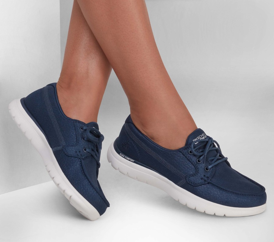 Femme SKECHERS Chaussures A Lacets | Skechers On The Go Flex - Un Mar