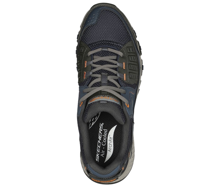 Homme SKECHERS Oxfords A Lacets | Arch Fit Escape Plan